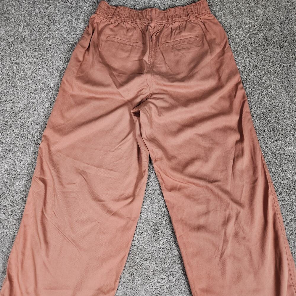 Madewell Pants Womens 12 Tall Neale Straight Leg Drapeweave High Rise Pleated - Picture 3 of 13